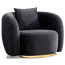 Fotoliu MUFFIN-MR, Opțiuni culoare, Material : Catifea  Picior&nbsp : Metal Argintiu, Pernă Pentru Spate : Burete moale