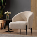 Fotoliu KAPPA, Opțiuni culoare, textură modernă boucle , picioarelor:Metal  