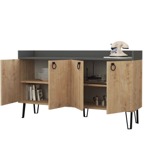 Comodă APOLLO 4 uşi 140 x 80 cm, Opţiuni culoare