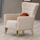 Fotoliu SEMENTA Gold 74 cm, Easy clean, Opțiuni culoare