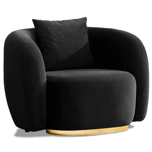 Fotoliu MUFFIN-MR, Opțiuni culoare, Material : Catifea  Picior&nbsp : Metal Argintiu, Pernă Pentru Spate : Burete moale