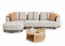 Colțar modular extensibil AMORA cu șezlong 305 x 170 cm 