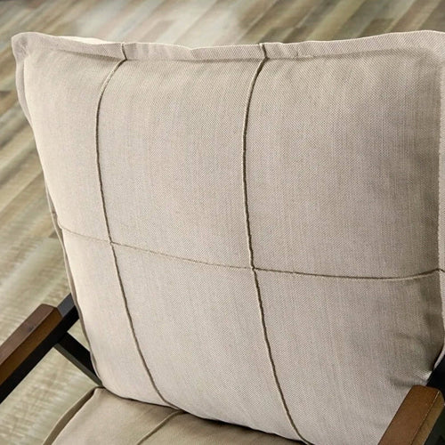 Fotoliu de grădină SIESTA cu perne, Metal, Opțiuni culoare