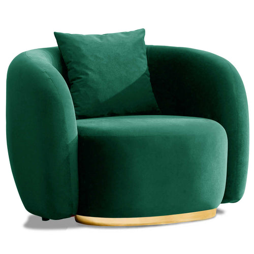 Fotoliu MUFFIN-MR, Opțiuni culoare, Material : Catifea  Picior&nbsp : Metal Argintiui -  gold - tesatura , Pernă Pentru Spate : Burete moale