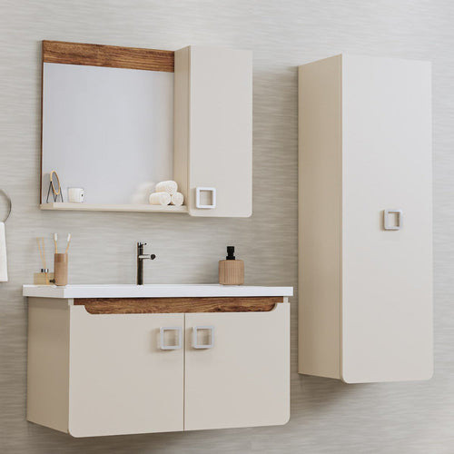 Dulap Baie Suspendat SELLY 1 ușă, MDF 40 x 120 cm - Maroom