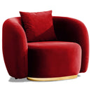 Fotoliu MUFFIN-MR, Opțiuni culoare, Material : Catifea  Picior&nbsp : Metal Argintiu, Pernă Pentru Spate : Burete moale