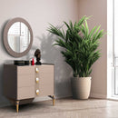 Comodă cu Oglindă VISTA 3 sertare 105 x 85 cm - Maroom