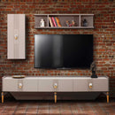 Set Comodă TV VISTA 3 sertare 1 dulap 3 rafturi 211 cm