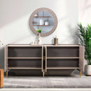 Comodă cu Oglindă VISTA 4 uși 198 x 85 cm - Maroom