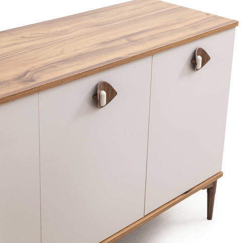 Comodă cu Oglindă LEILA 190 x 78 cm - Maroom