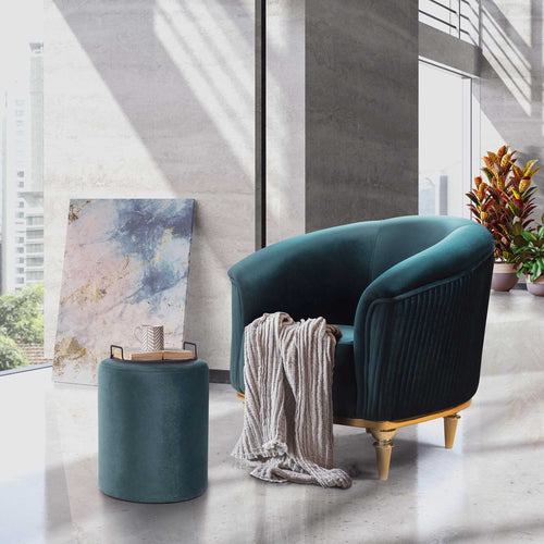 Fotoliu MARINA 77 cm, Easy clean, Opțiuni culoare - Maroom