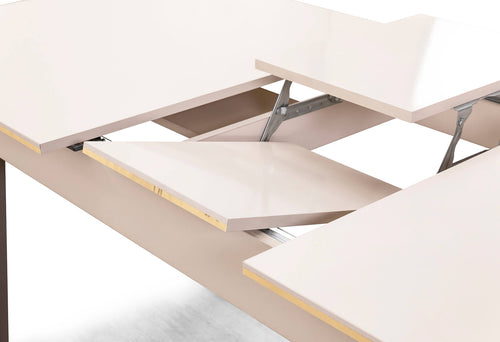 Masă extensibilă SHILA cu 6 scaune 170 ( 205 ) x 89 cm - Maroom