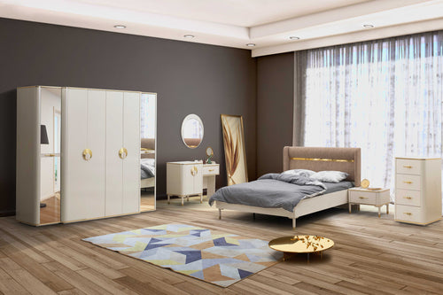 Comodă ECRU 4 sertare 66 x 107 cm - Maroom