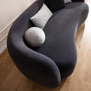 Canapea MUFFIN-MR, Opțiuni culoare, Material : Catifea  Picior&nbsp : Metal Argintiu, Pernă Pentru Spate : Burete moale detalie