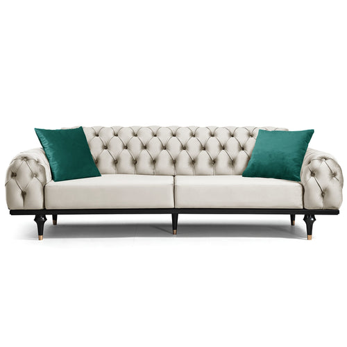 Canapea extensibilă 3 locuri TRIESTE 235 cm, Easy clean, Opțiuni culoare