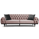 Canapea extensibilă 3 locuri TRIESTE 235 cm, Easy clean, Opțiuni culoare