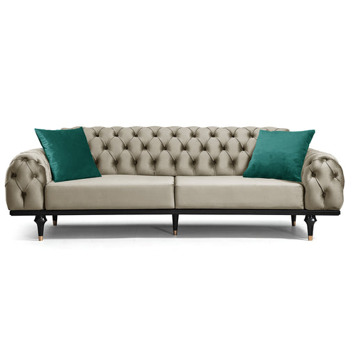 Canapea extensibilă 3 locuri TRIESTE 235 cm, Easy clean, Opțiuni culoare