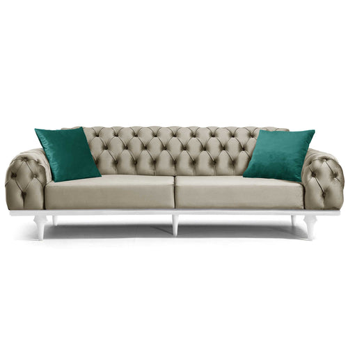 Canapea extensibilă 3 locuri TRIESTE 235 cm, Easy clean, Opțiuni culoare