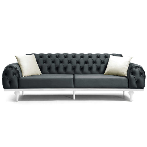 Canapea extensibilă 3 locuri TRIESTE 235 cm, Easy clean, Opțiuni culoare