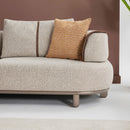 Colțar modular extensibil AMORA cu șezlong 305 x 170 cm 