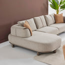 Colțar modular extensibil AMORA cu șezlong 305 x 170 cm 