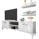 Set comodă TV HARMONY 4 rafturi 2 uși 150 cm, Opțiuni culoare