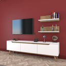 Set Comodă Tv ELITE 2 rafturi 3 uşi 180 cm, Opţiuni culoare