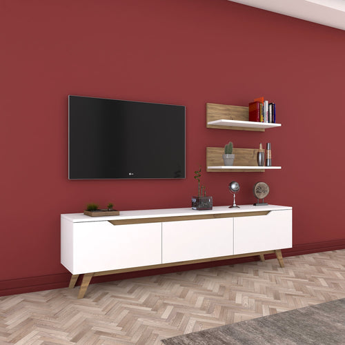 Set Comodă Tv ELITE 2 rafturi 3 uşi 180 cm, Opţiuni culoare