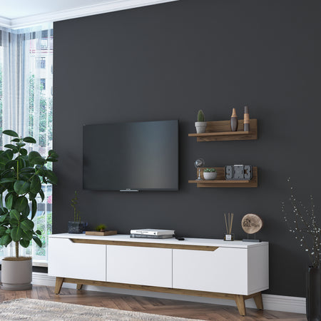 Set Comodă Tv ELITE 2 rafturi