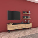 Set Comodă Tv ELITE 2 rafturi 3 uşi 180 cm, Opţiuni culoare