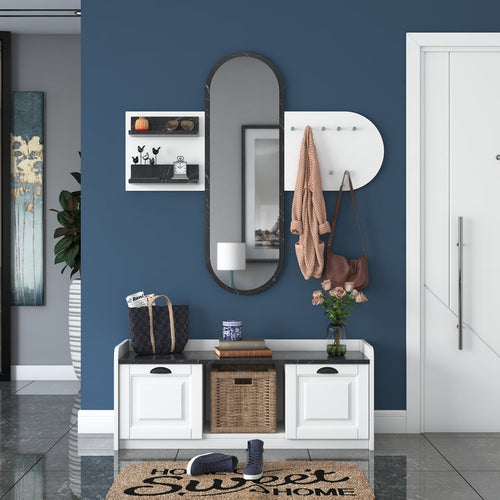 Set cuier și pantofar PRETTY DAISY 120 cm, Opţiuni culoare