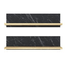 Set raft de perete TWINS 2 rafturi 60 cm