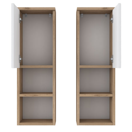 Dulap de perete TWINS 2 rafturi 1 ușa 29 x 90 cm - Maroom