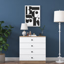 Comodă VICTORIA 4 sertare 80 x 80 cm - Maroom