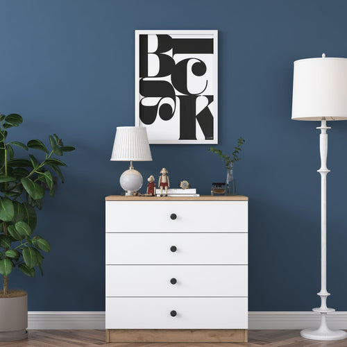 Comodă VICTORIA 4 sertare 80 x 80 cm - Maroom