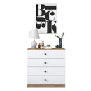 Comodă VICTORIA 4 sertare 80 x 80 cm - Maroom