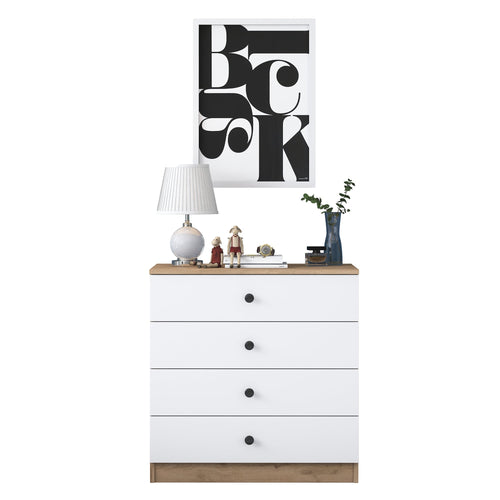 Comodă VICTORIA 4 sertare 80 x 80 cm - Maroom