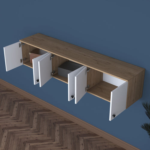 Dulap de perete VICTORIA 6 uși 180 x 44 cm, Opțiuni culoare