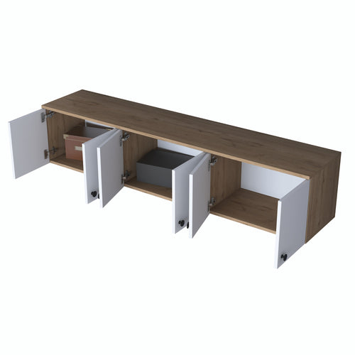 Dulap de perete VICTORIA 6 uși 180 x 44 cm, Opțiuni culoare