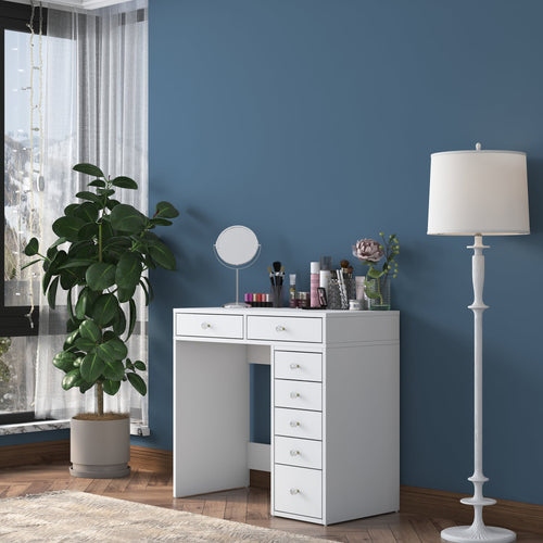 Masă de toaleta DIANA PURE 7 sertare 90 x 45 cm - Maroom