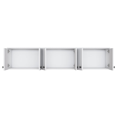 Dulap de perete VICTORIA 6 uși 180 x 44 cm, Opțiuni culoare - Maroom