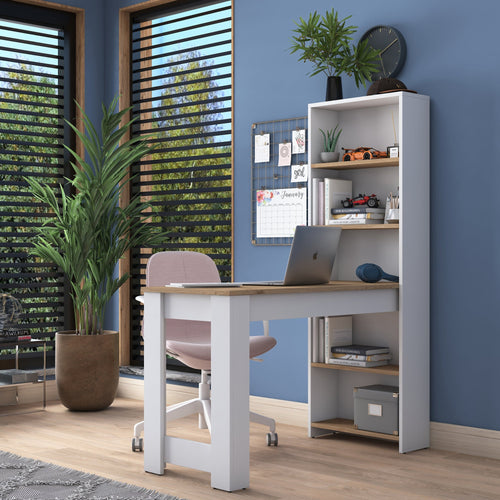 Birou cu rafturi VERA 5 rafturi 50 x 120 cm - Maroom