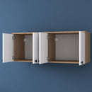 Dulap de perete VICTORIA 4 uși 120 x 47 cm - Maroom