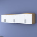 Dulap de perete ANGORA 6 uși 180 x 41 cm, Opțiuni culoare