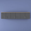 Dulap de perete ANGORA 6 uși 180 x 41 cm, Opțiuni culoare