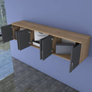 Dulap de perete ANGORA 6 uși 180 x 41 cm, Opțiuni culoare