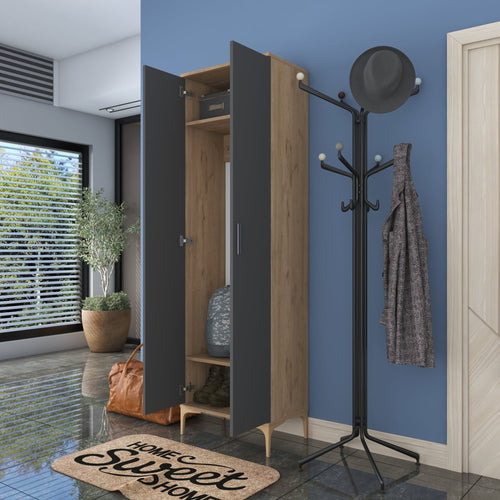 Dulap cu cuier ANGORA CR 2 uși 60 x 199 cm, Opțiuni culoare