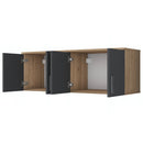 Dulap de perete ANGORA 4 uși 120 x 41 cm, Opțiuni culoare