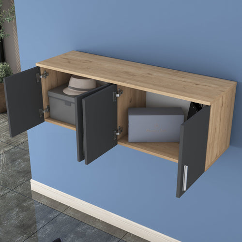 Dulap de perete ANGORA 4 uși 120 x 41 cm, Opțiuni culoare