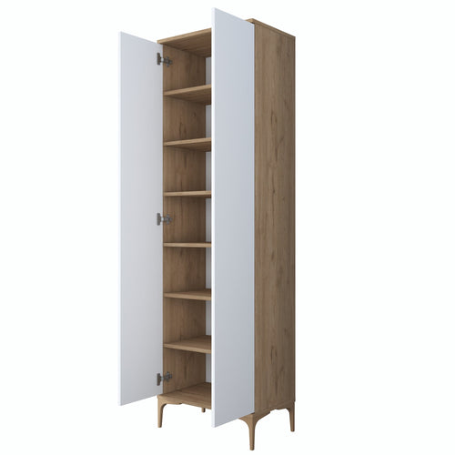 Dulap ANGORA RF 2 uși, 7 rafturi 60 x 199 cm